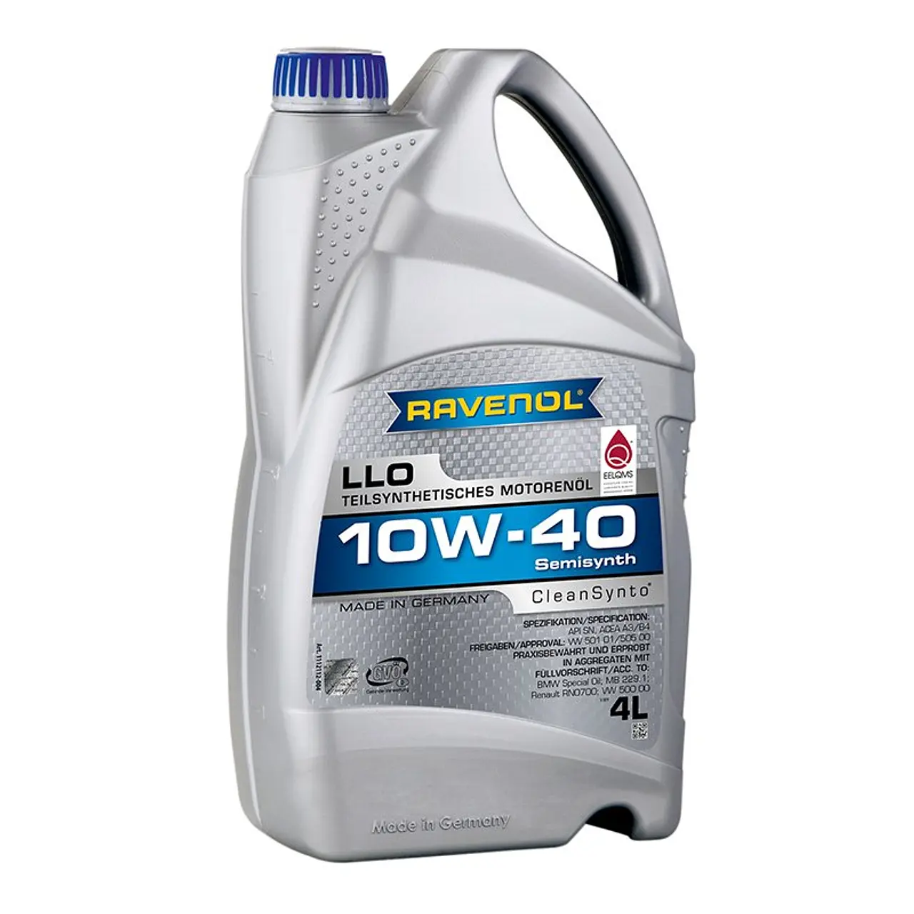 Aceite de Motor Ravenol LLO SAE 10W40 4 Litros - Lubriexpert