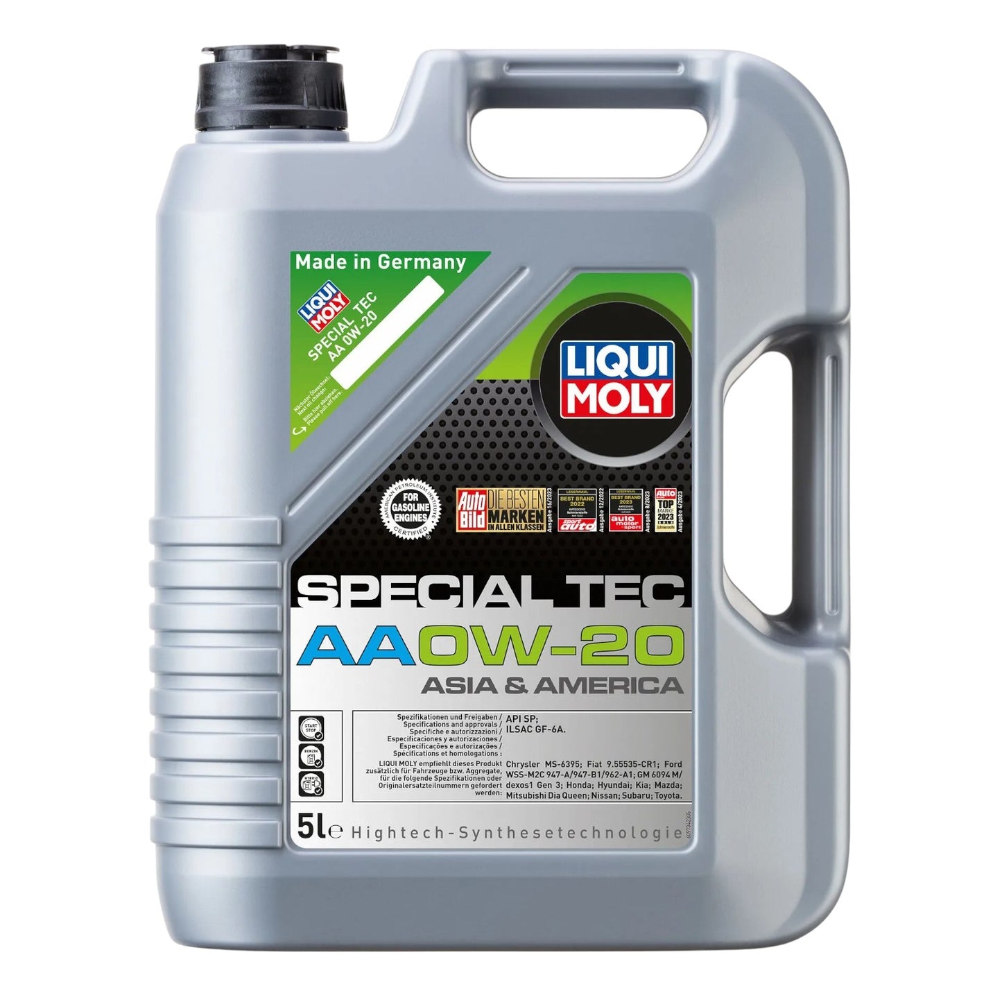 Aceite de Motor Liqui Moly Special Tec AA 0W20 5 Litros - Lubriexpert
