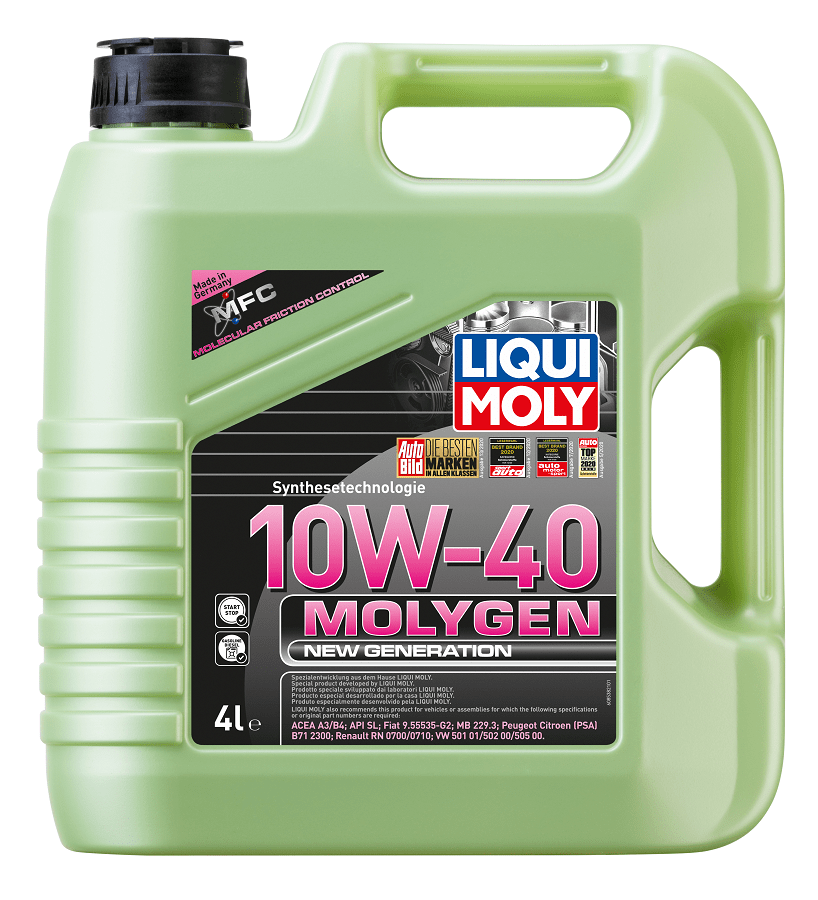 Aceite de Motor Liqui Moly Molygen New Generation 10W40 4 Litros - Lubriexpert