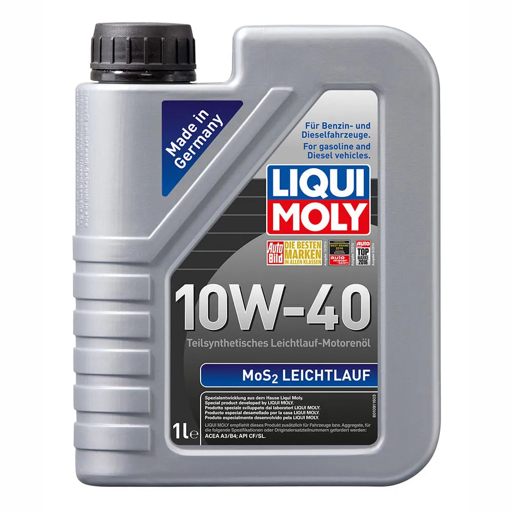 Aceite de Motor Liqui Moly MoS2 Leichtlauf 10W40 1 Litro