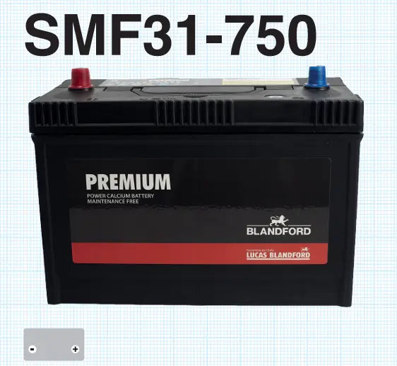 Batería Premium 12V 100 AMP 750 CCA Borne Estándar Positivo Central