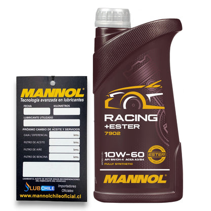 Aceite de Motor Mannol Racing+Ester 10W60 1 Litro