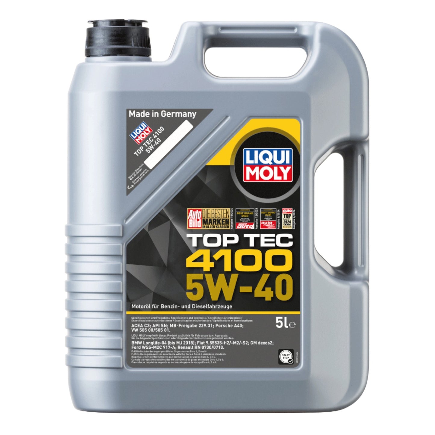 Aceite de Motor Liqui Moly Top Tec 4100 5W40 5 Litros