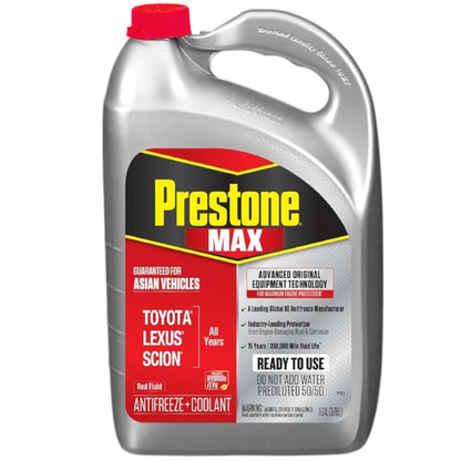 Anticongelante + Refrigerante Prestone Rojo Toyota Lexus 50/50 Asiáticos 3.78 Litros