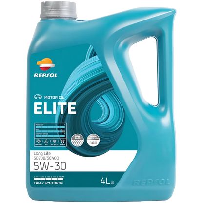 Aceite de Motor Repsol Elite Long Life 5w30 Sintético 4 Litros - Lubriexpert