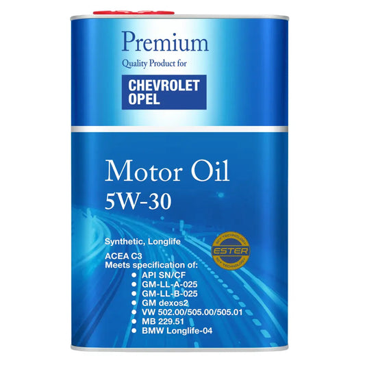 Aceite Motor Fanfaro Sintético Premium 5W30 Chevrolet Opel 5 Litros
