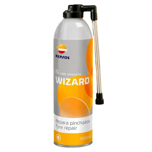 Antipinchazos Repsol Wizard Repara Pinchazos Spray 500 ml