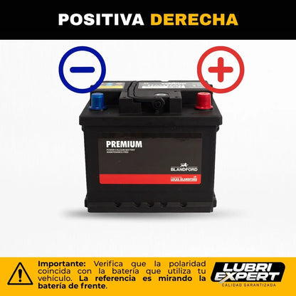 Bateria Premium Auto Positiva Derecha - Lubriexpert.cl