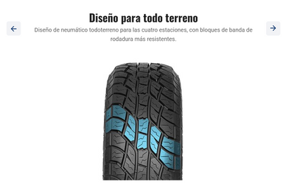 Neumático Fronway Rockblade A/T II 265/70 R16 112/T