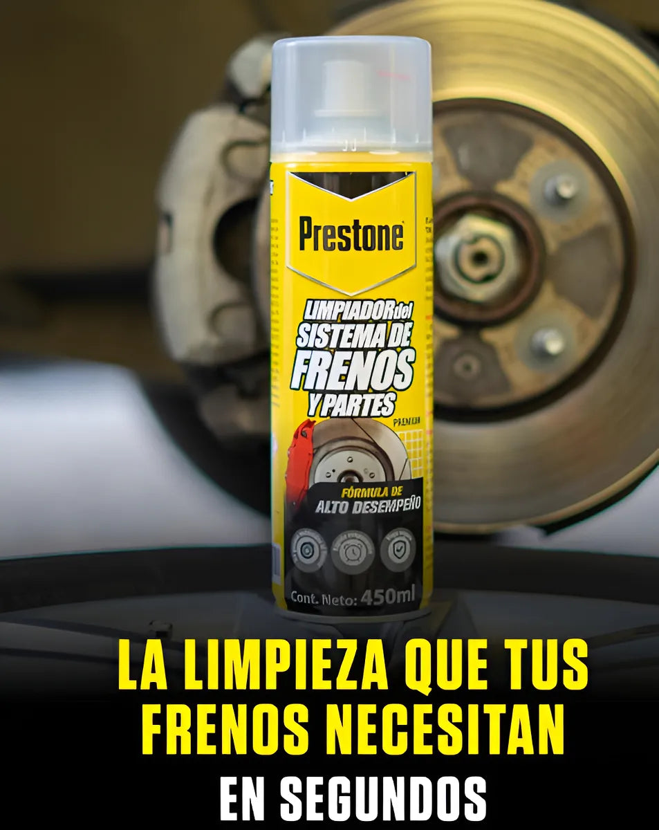 Prestone Limpiador del sistema de Frenos y Partes 450 ml 7 - Lubriexpert