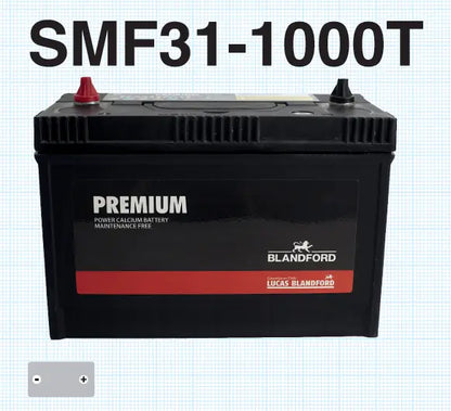 Batería Premium 12V 110 AMP 1000 CCA Borne Perno Positivo Central