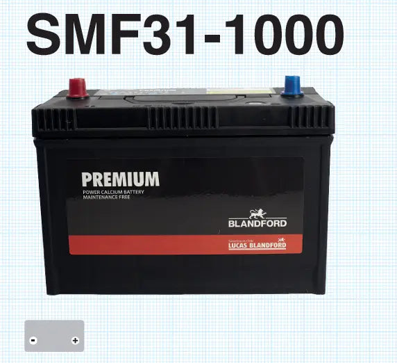 Batería Premium 12V 110 AMP 1000 CCA Borne Estándar Positivo Central