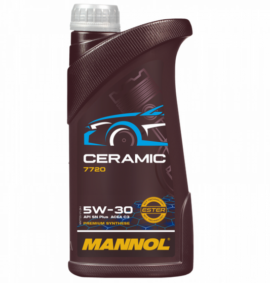 Aceite de Motor Mannol Ceramic 5W30 1 Litro - Lubriexpert