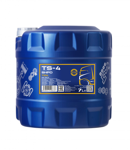 Aceite de Motor Mannol Ts-4 Shpd 15W40 7 litros