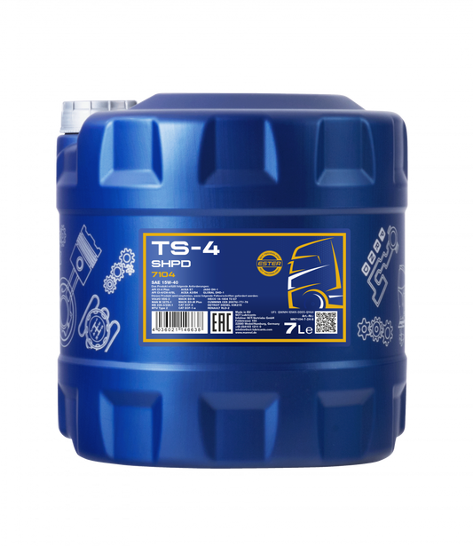 Aceite de Motor Mannol Ts-4 Shpd 15W40 7 litros